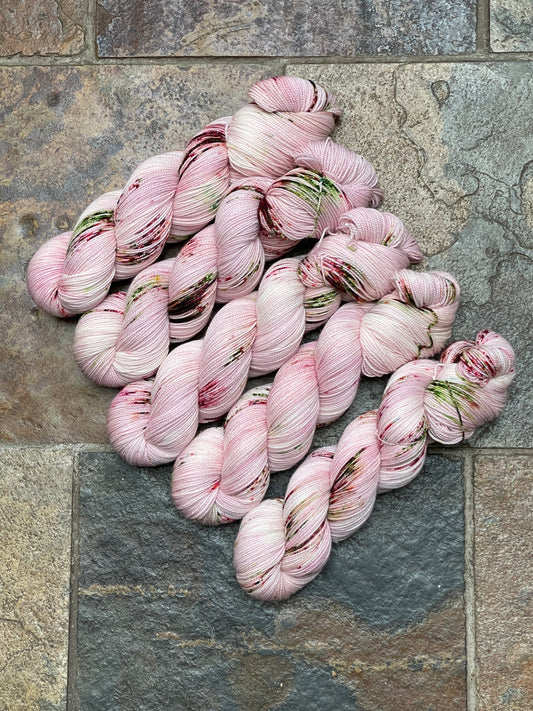 Sarah Bernhardt - Hand dyed merino/nylon sock/fingering