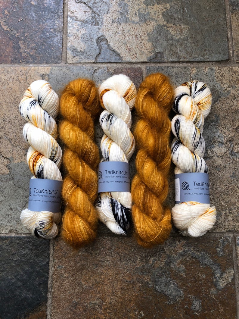 Honey Pot - Hand dyed merino/nylon Sock/Fingering