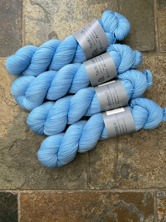Baby Face - Hand dyed merino/nylon sock/fingering