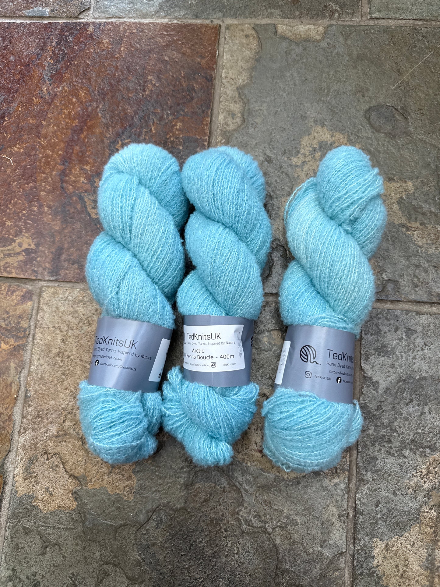 Arctic - Hand dyed merino/nylon 4ply