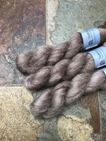 Hot Chocolate - Hand dyed Mohair/Silk Lace