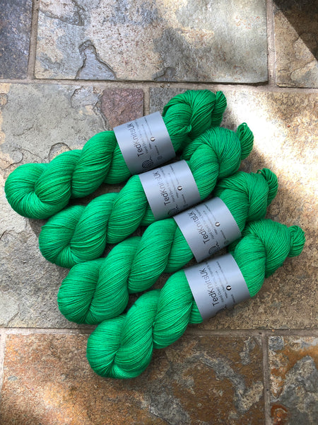 Emerald Isle - Hand dyed merino/nylon sock/fingering