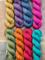 Merino Yak Collection - Hand dyed merino/yak/silk